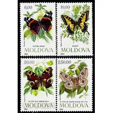 Fauna - Mariposas - Moldavia - Serie Mint