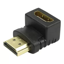 Adaptador Conector Hdmi Macho X Fêmea 90 Graus