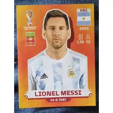 Figurita Panini Qatar 2022 Lionel Messi + Escudos + Francia
