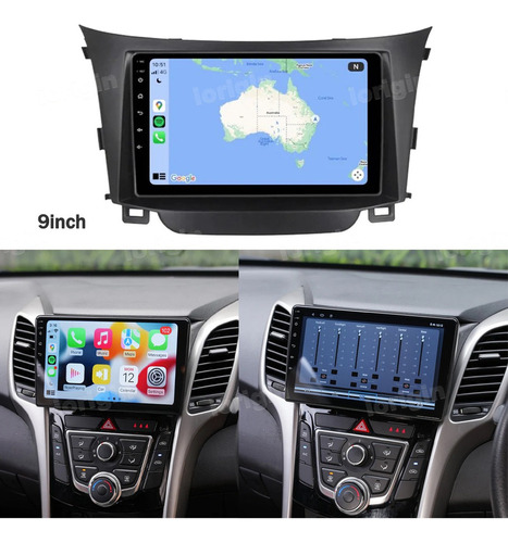 Bocina Android Para Hyundai I30 Elantra Gt 2011-2017 4+32g Foto 2