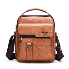 Jeep Man Bolsa De Couro Bolsa De Ombro Crossbody