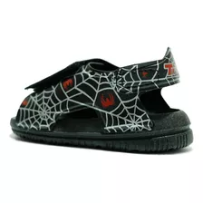 Sandalias Tridy Niño Negro Estampado Tr503ne