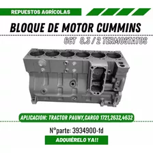 Bloque De Motor Cummins 6ct 8.3 2 Termostatos