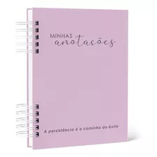 Caderno De Anotacoes 200 Paginas Colors | Rosa Bebe Claro