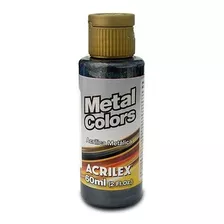 Acrilico Metalico Negro 60 Ml