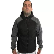 Jaqueta Masculina Puffer Mangas Peluciada E Capuz