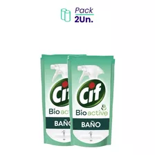 Pack X 2u Limpiador De Baño Bioactive Dp Cif 450ml