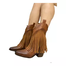 Bota Vaquera Texana Para Dama Moda Leya Chipre