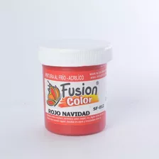 Pintura Al Frio Fusion Color X60 Ml Rojo Navidad