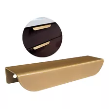 Manija Oval 10cm Mueble Radem Acero Dorado Calidad Premium