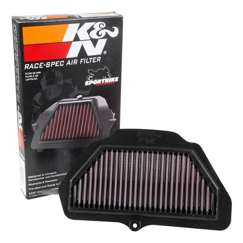 Filtro De Aire Alto Flujo K\u0026n Kawasaki Ninja Zx-10rkrt 116 Foto 3