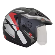 Capacete Feminino Ebf Thunder Open Force X Aberto C/viseira