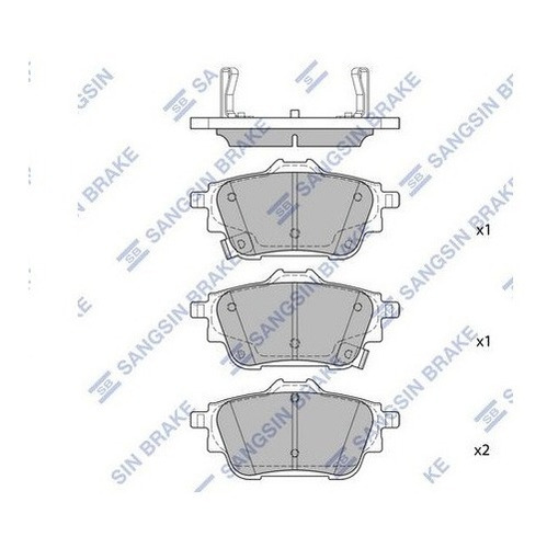 Pastillas Freno Traseras Para Nissan Sentra B18 (2021) Foto 2