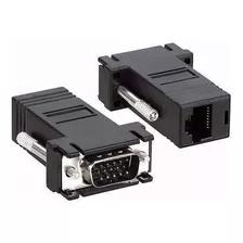 Kit 2 Conector Adaptador Vga Macho X Rj45 P/ Cabo De Rede