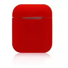 Case Capa Protetora Compatível Ao Airpods2 Silicone Vermelho