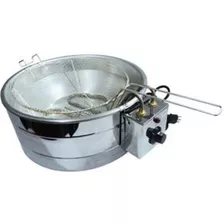 Fritadeira Elétrica 3 Lts Tacho Alumínio Aro Inox Clean 220v