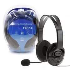 Audifonos + Microfono Auriculares Gamin Jugador Ps4 P4