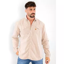 Camisa Masculina 21809 Caqui Consciência