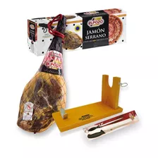 Kit Presunto Cru (jamón) Serrano Com Osso El Pozo(aprox+7kg)