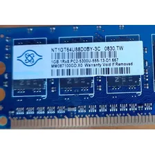 Memoria Nanya Nt1gt64u88d0by-3c Ddr2 Pc 5300 1gb 240p