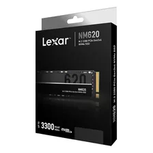 Hd Ssd 256gb M.2 Nvme 2280 Lexar (lnm620x256g-rnnnu)