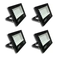 Kit 4 Refletor Holofote Novo Cob Supe Led 200w | 6500k