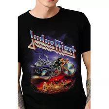 Camiseta Judas Priest Of0084 Consulado Do Rock Oficial Banda