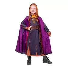 Vestido Frozen 2 Infantil Fantasia Da Anna 