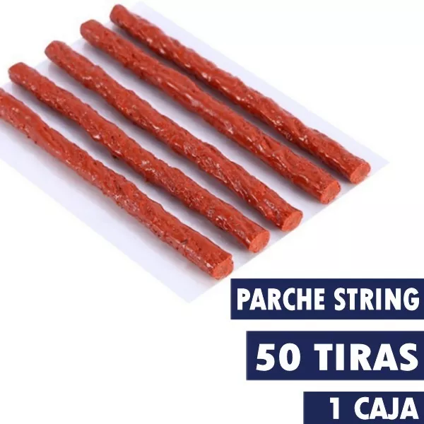 Caja 50 Tiras Parche String Reparación De Llantas