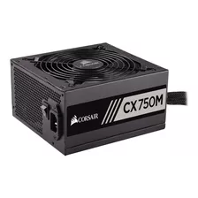 Fuente De Poder Para Pc Corsair Cx-m Series Cx750m 750w Black 100v/240v