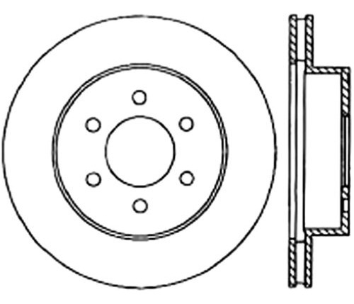 Disco Freno Del Compatible Dodge Dakota 4.7l V8 00-01 Foto 6