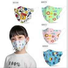 Máscara Proteção Respiratória Kn95 Clipe Nasal Infantil 10un