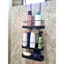 Prateleira Porta Shampoo Organizador P/ Box Banheiro Triplo