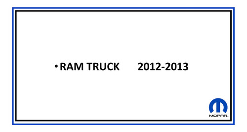 Bloque Caja De Fusibles Integrado Ram Truck 2012-2013 Foto 2