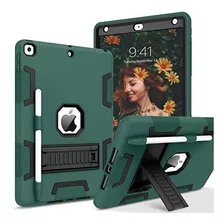 Funda Para iPad De 9th /8th/7th 10.2 Pulgadas Color Verde