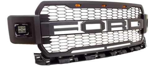 Mscara Estilo Raptor Led  Compatible Con Ford F-150 18-20 Foto 4