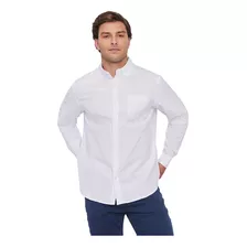 Camisa Hombre Oxford Blanco Corona