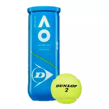 Dunlop Pelotas Tenis Australia Open X3 Amarillo Ras