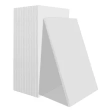 12x Placa Foam Board 22,5x30 Branco 5mm Papel Pluma Maquete