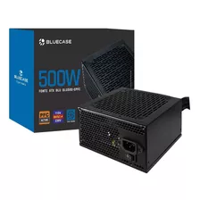 Fonte De Alimentação Para Pc Bluecase Blu 500 Pfc 500w Preta 115v/230v