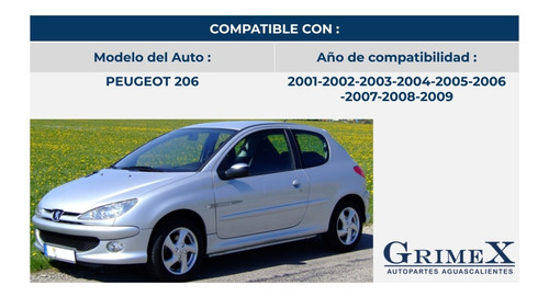 Espejo Peugeot 206 01-02-03-04-05-06-07-08-09 C/cont Man Ore Foto 3