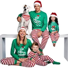 Conjunto De Pijama De Natal Para Família E Casal Estampado