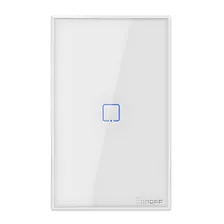 Interruptor Wifi De Pared Sonoff De 1 Canal Con Rf - Blanco