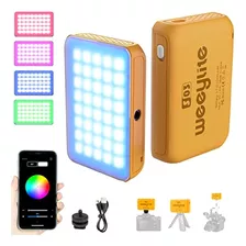 Weeylite Rgb Camera Light, App Control Small Led Rgbw Video 