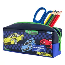 Estojo Infantil Escolar Carro Sapeka - Jacki Design