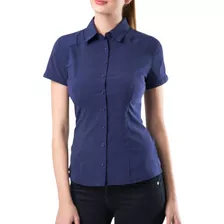 Camisa Social Feminina Manga Curta - Uniforme