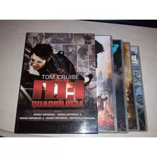 Box Quadrilogia Dvds Missão Impossível (lacrado) Tom Cruise