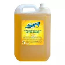 Detergente Lavavajillas Ultra Limón 5 Litros Sia