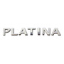 Emblema De Letras Platina Cajuela