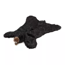 Alfombra Animal Carstens Plush Black Bear, Pequea
